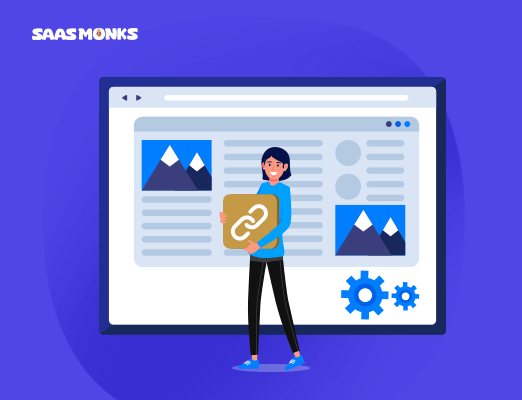 Visual of content marketing boosting off-page SEO with backlinks.