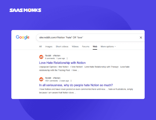 Customer sentiment and reviews using search commands