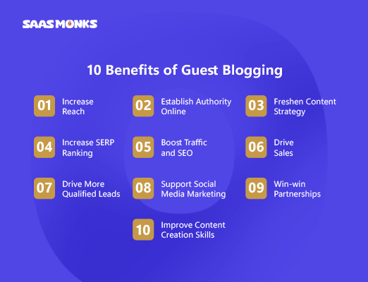 What are the benefits of guest blogging